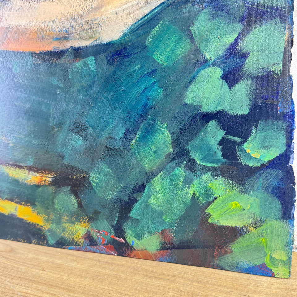 Very large painting: Pure beauty by Coraline Bäcker