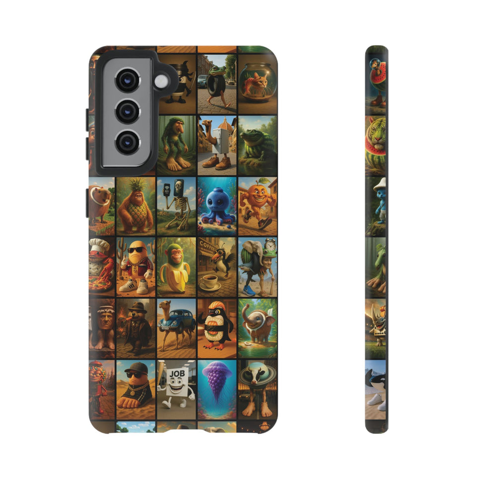 Brain Rot Collage Smartphone Case - All the Italian Brainrot characters