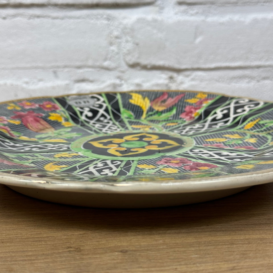 Beautiful Vintage H.Bequet Quaregnon Porcelain New Year 1959 Plate, Belgium