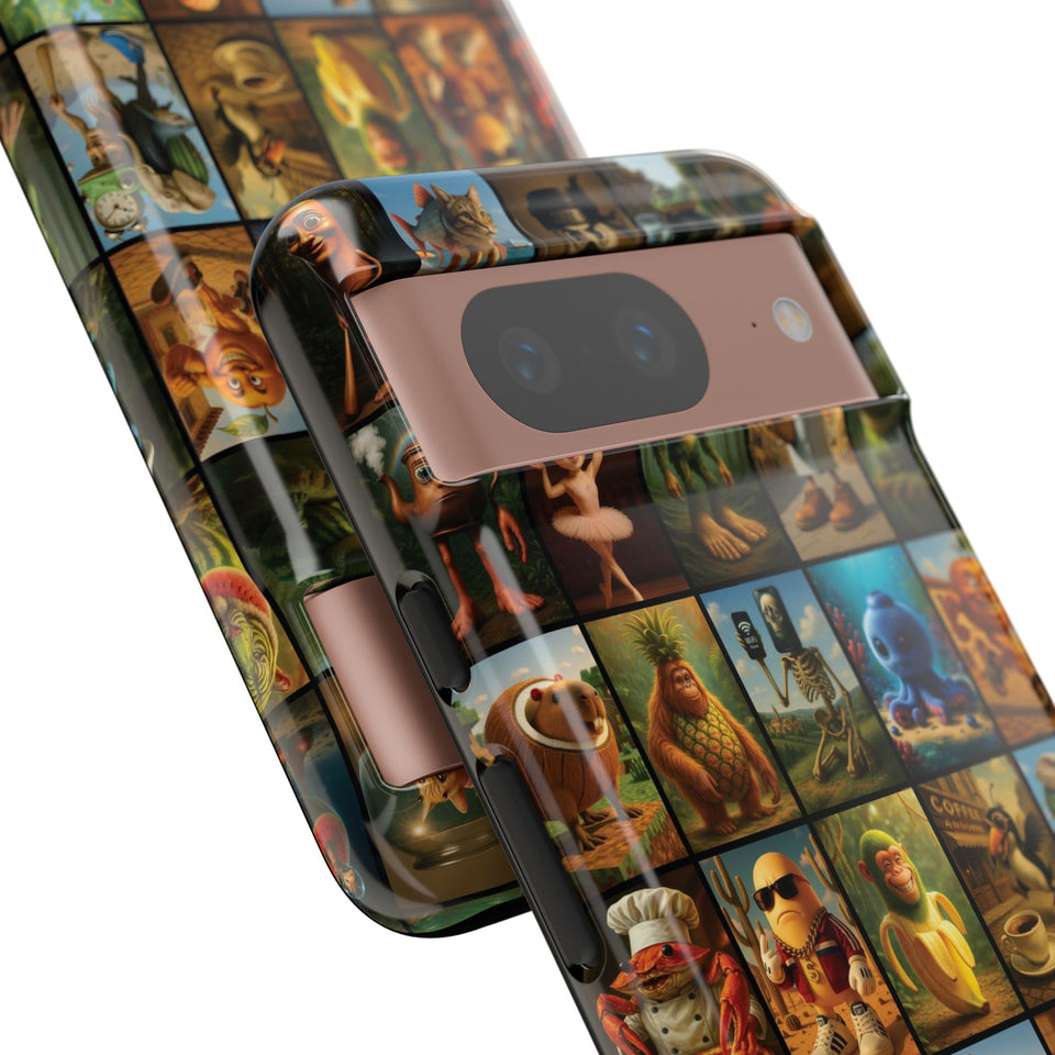 Brain Rot Collage Smartphone Case - All the Italian Brainrot characters