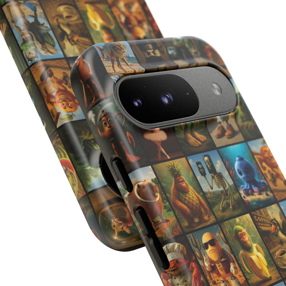 Brain Rot Collage Smartphone Case - All the Italian Brainrot characters