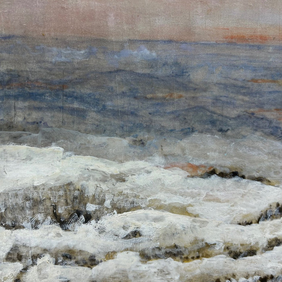 Abstract winter landscape by E. Piron