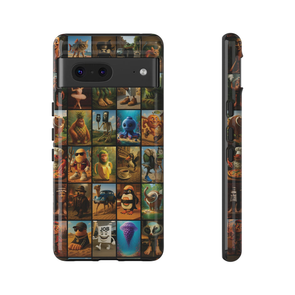 Brain Rot Collage Smartphone Case - All the Italian Brainrot characters