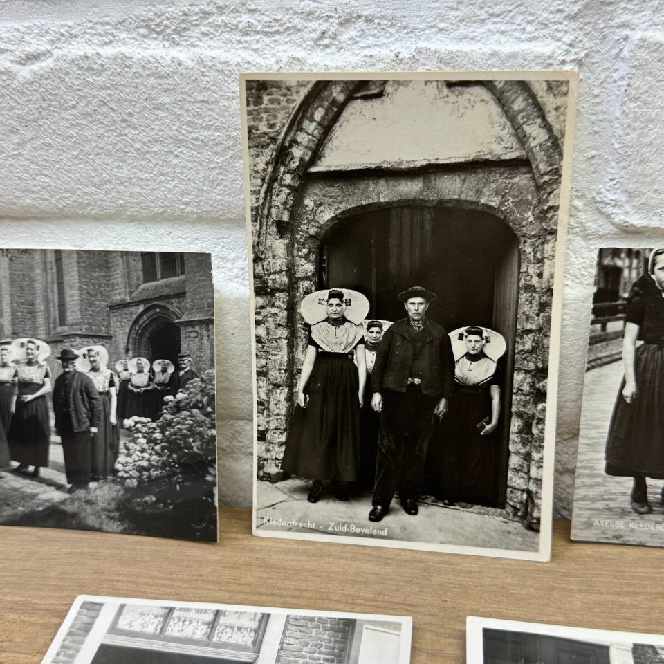 Collection of historical Folklore Holland Costume photocards - High Quality Photo paper a.o. – Holland Traditional Culture Costume Embroideries