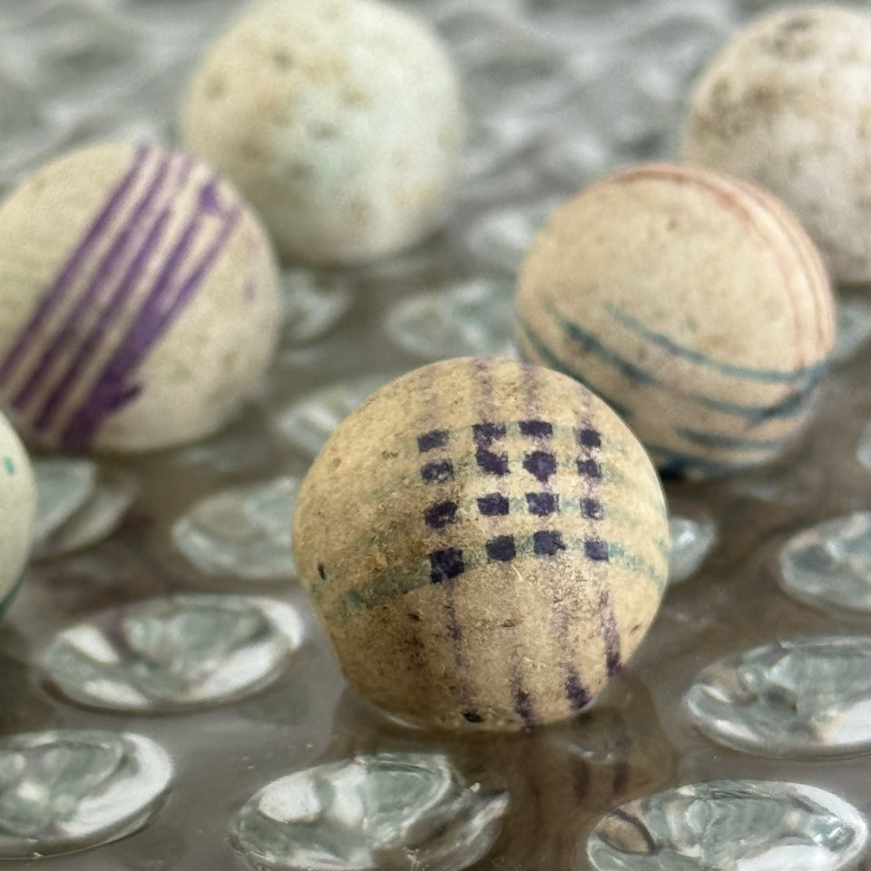 Antique set of rare China Marbles