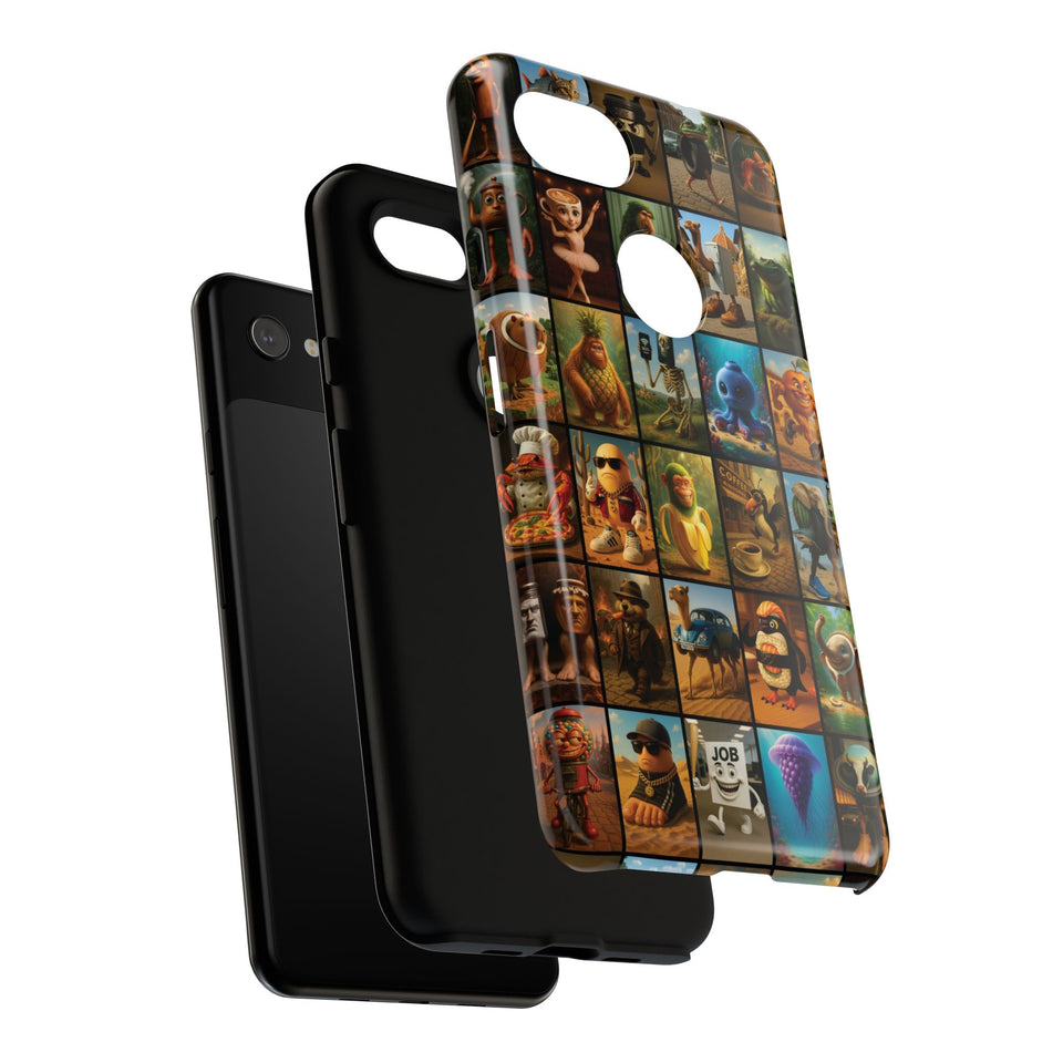 Brain Rot Collage Smartphone Case - All the Italian Brainrot characters