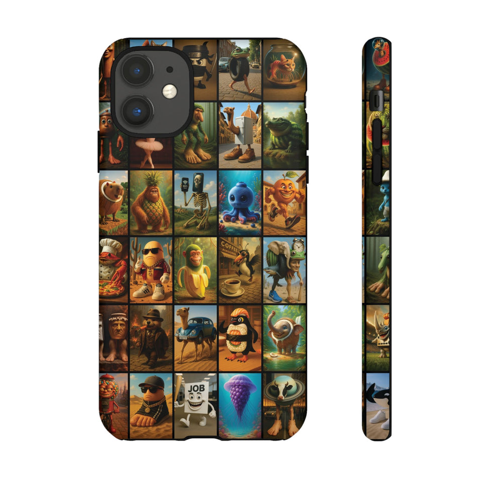 Brain Rot Collage Smartphone Case - All the Italian Brainrot characters