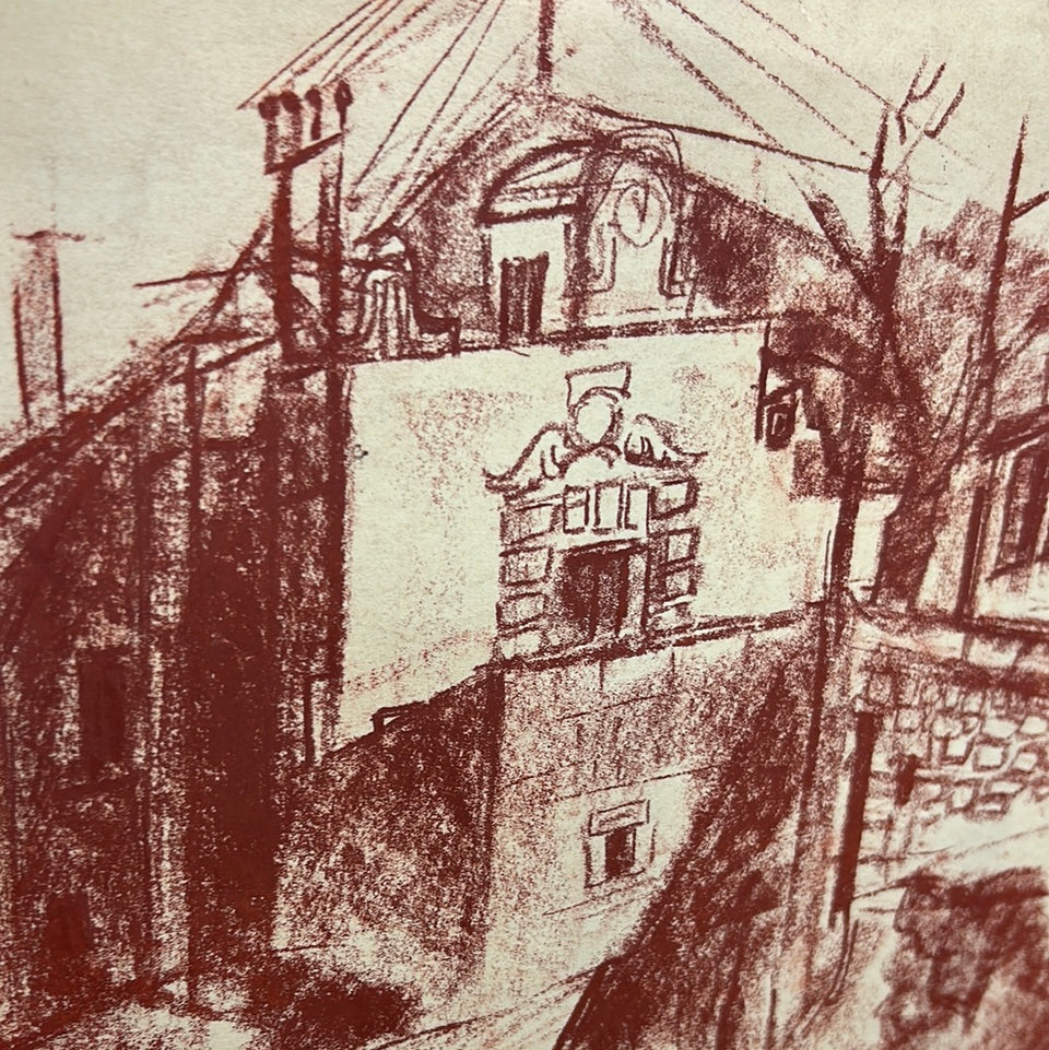 House on the hill - Artwork by Dini Henkes (1935-2022)