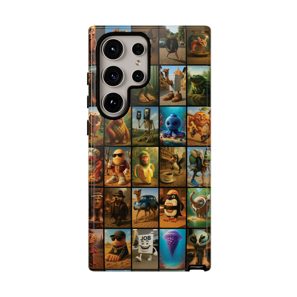 Brain Rot Collage Smartphone Case - All the Italian Brainrot characters