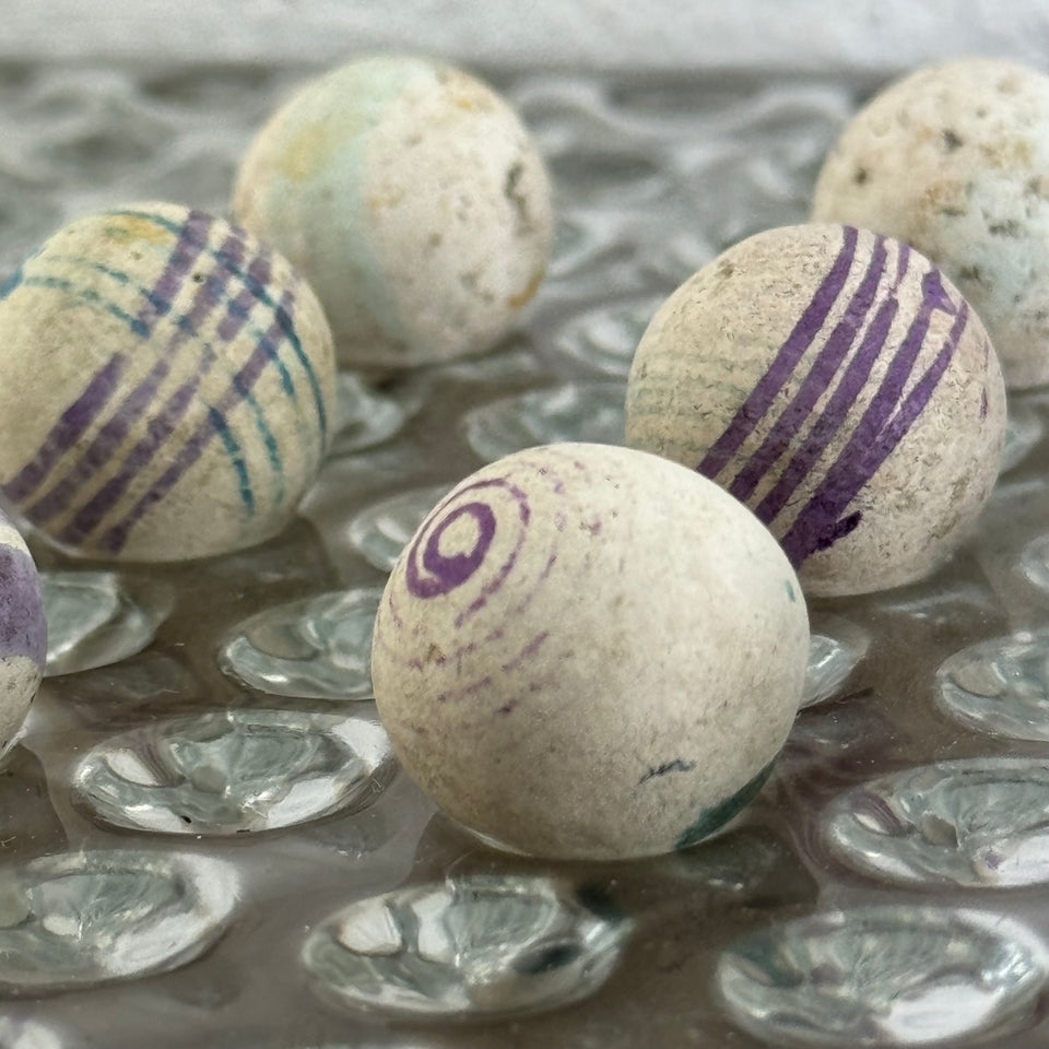 Antique set of rare China Marbles