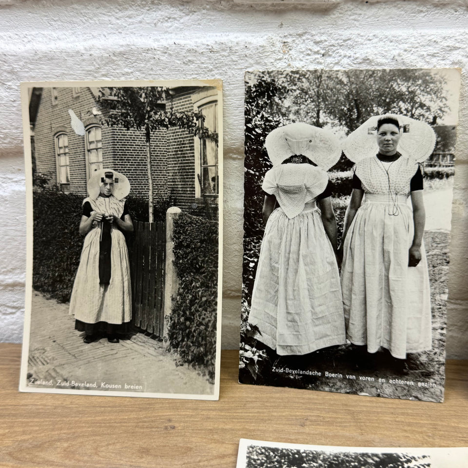 Set of Dutch Historian Costume cards - High Quality Print cards – Holland Traditional Costume Embroideries