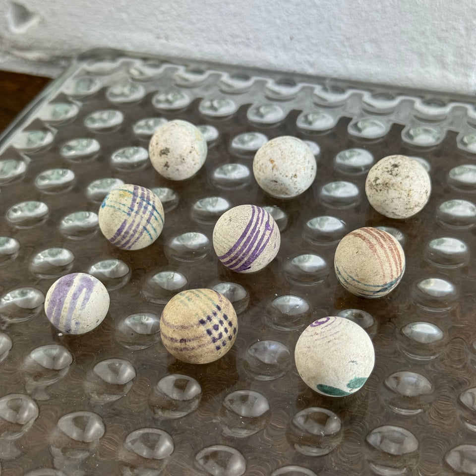 Antique set of rare China Marbles