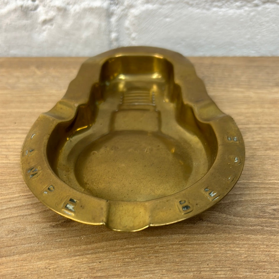 Vintage Copper Mazda Lampe Belge Lightbulb Ashtray