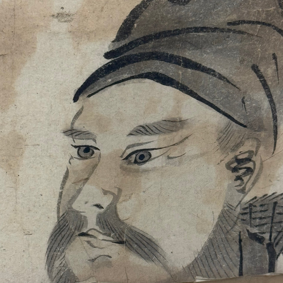 Samurai Warrior by Japanese painter Okamoto Toyohiko (1773 - 1845)