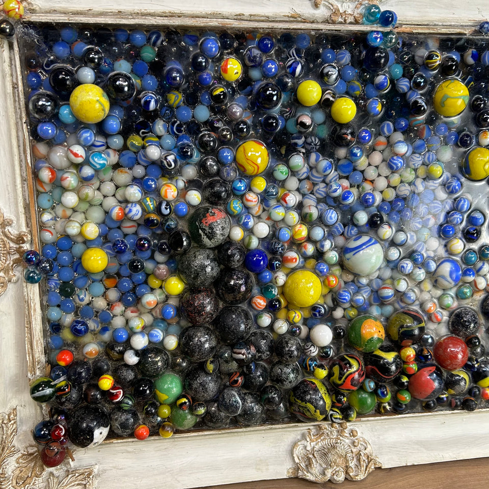 Starry Night of Marbles - Original artwork - Also available as printed version