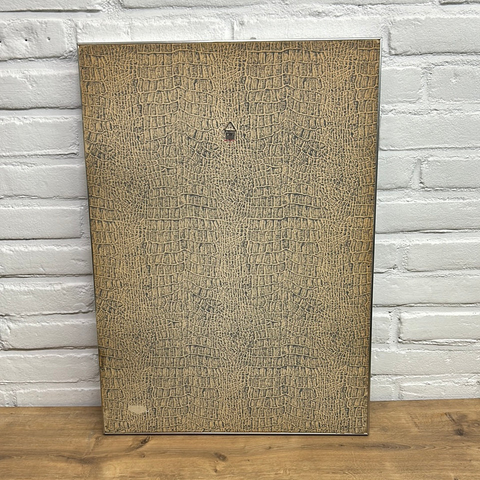 Vintage 60’s Embroidery - Cottonwork - Framed
