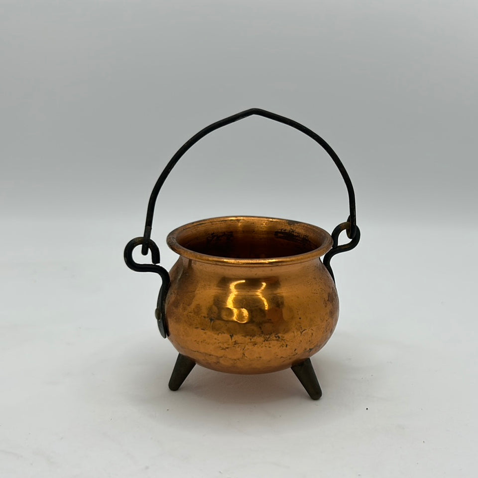 Copper miniature handmade kettle
