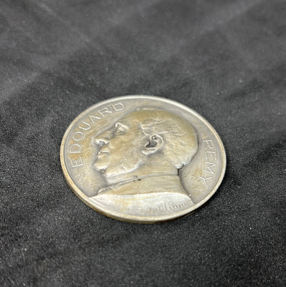 Silverplated Copper Medal Centenary Of Factories Edward Remy 1955 Belgium - Medaillon