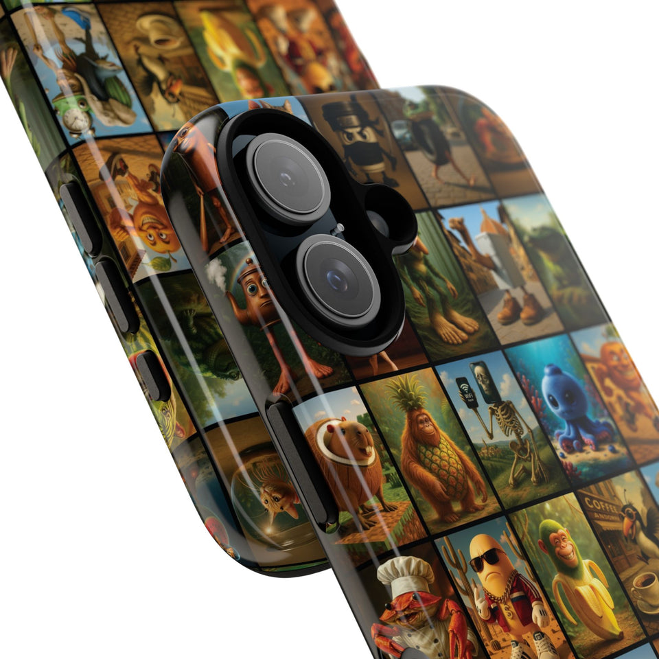 Brain Rot Collage Smartphone Case - All the Italian Brainrot characters