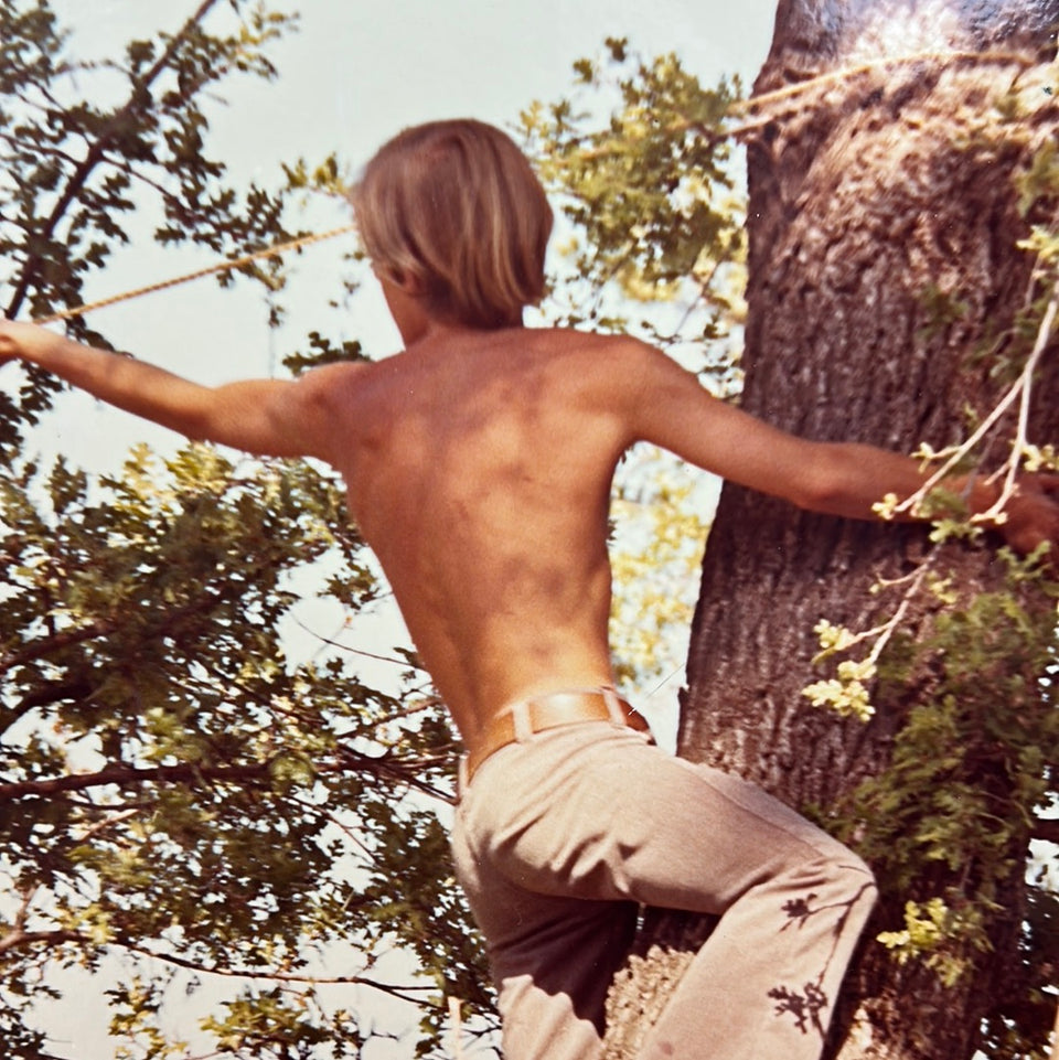 Man in tree - Semi-Erotic Photo series by Theo van der Vaart