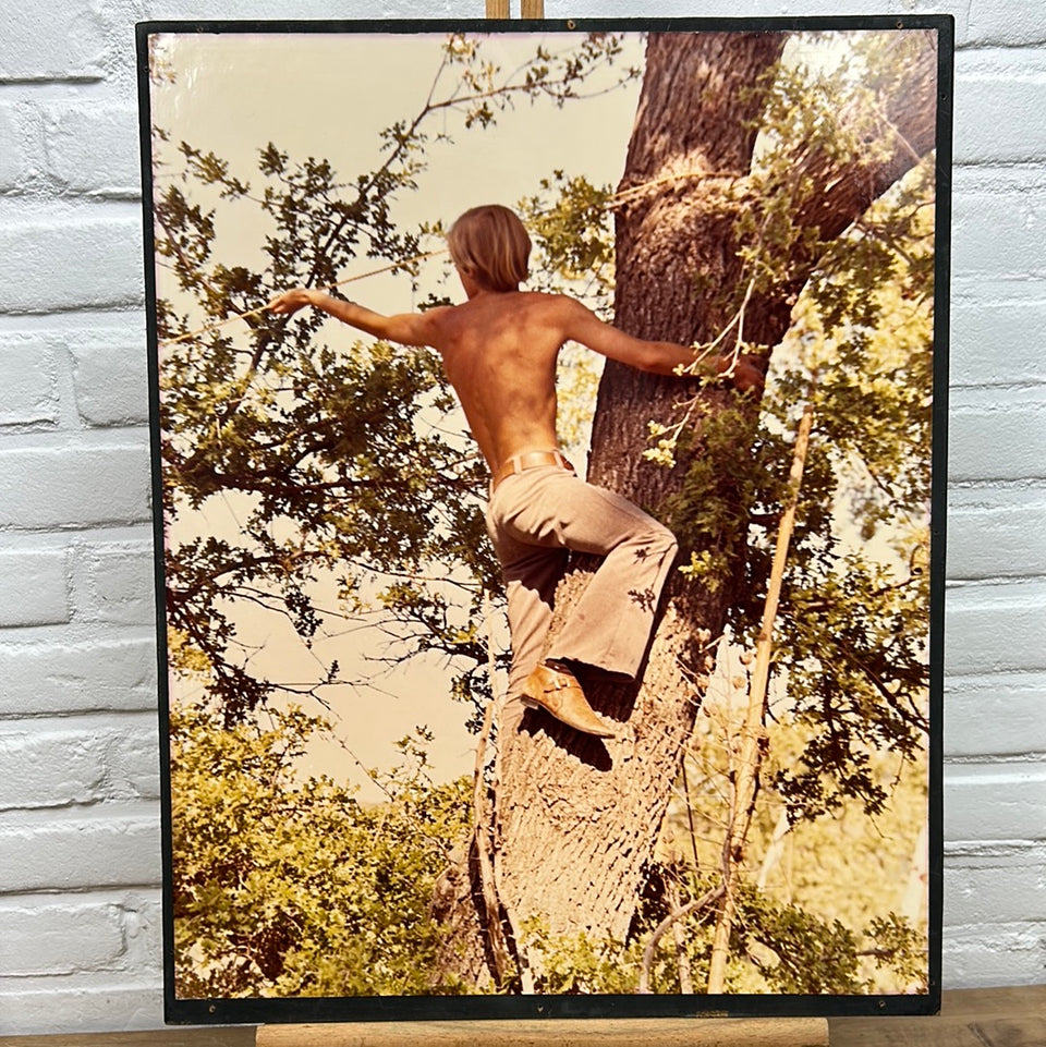 Man in tree  - Semi-Erotic Photo series by Theo van der Vaart