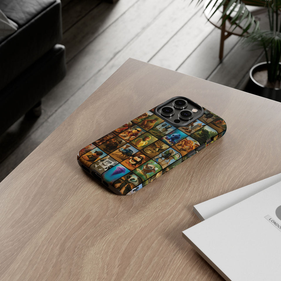 Brain Rot Collage Smartphone Case - All the Italian Brainrot characters