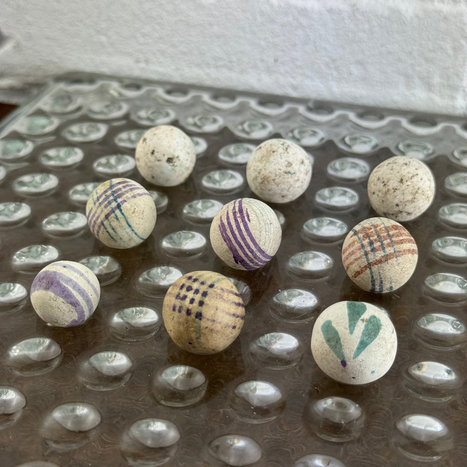 Antique set of rare China Marbles