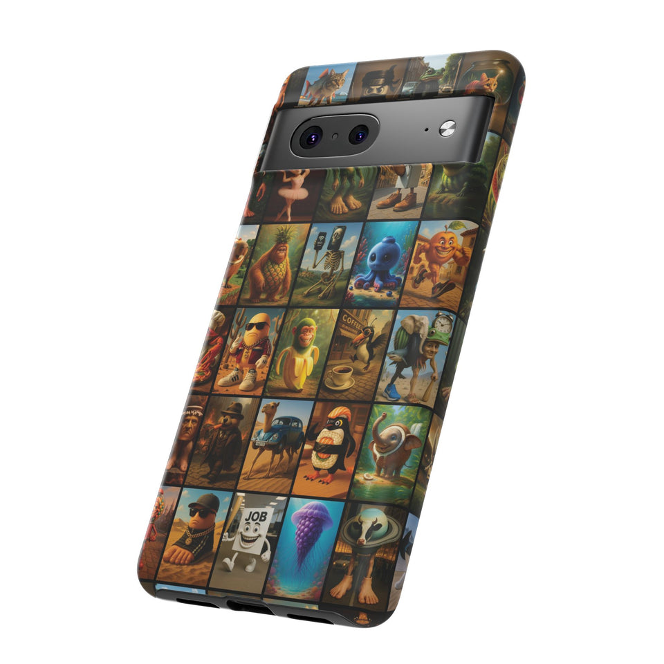 Brain Rot Collage Smartphone Case - All the Italian Brainrot characters