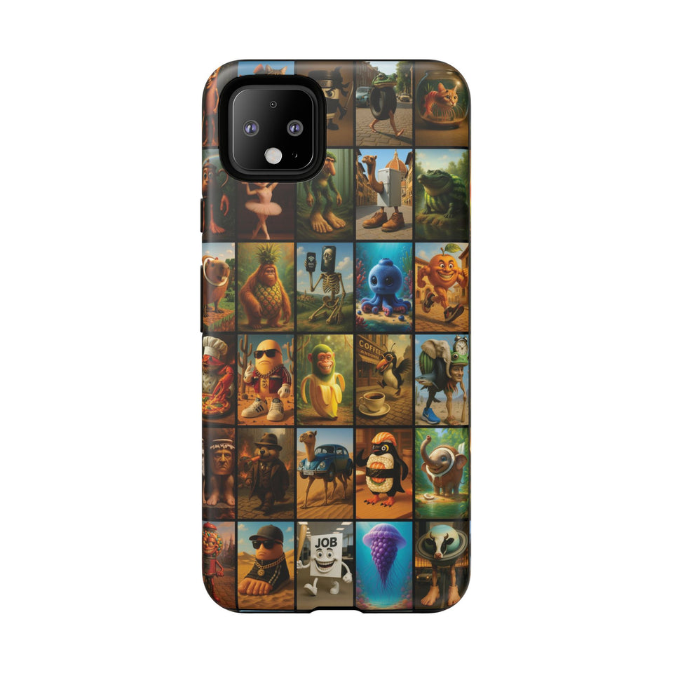 Brain Rot Collage Smartphone Case - All the Italian Brainrot characters
