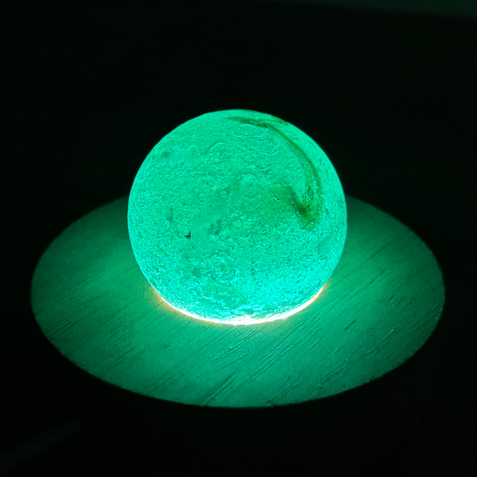 Large Sea Glass marble sphere - 41 mm