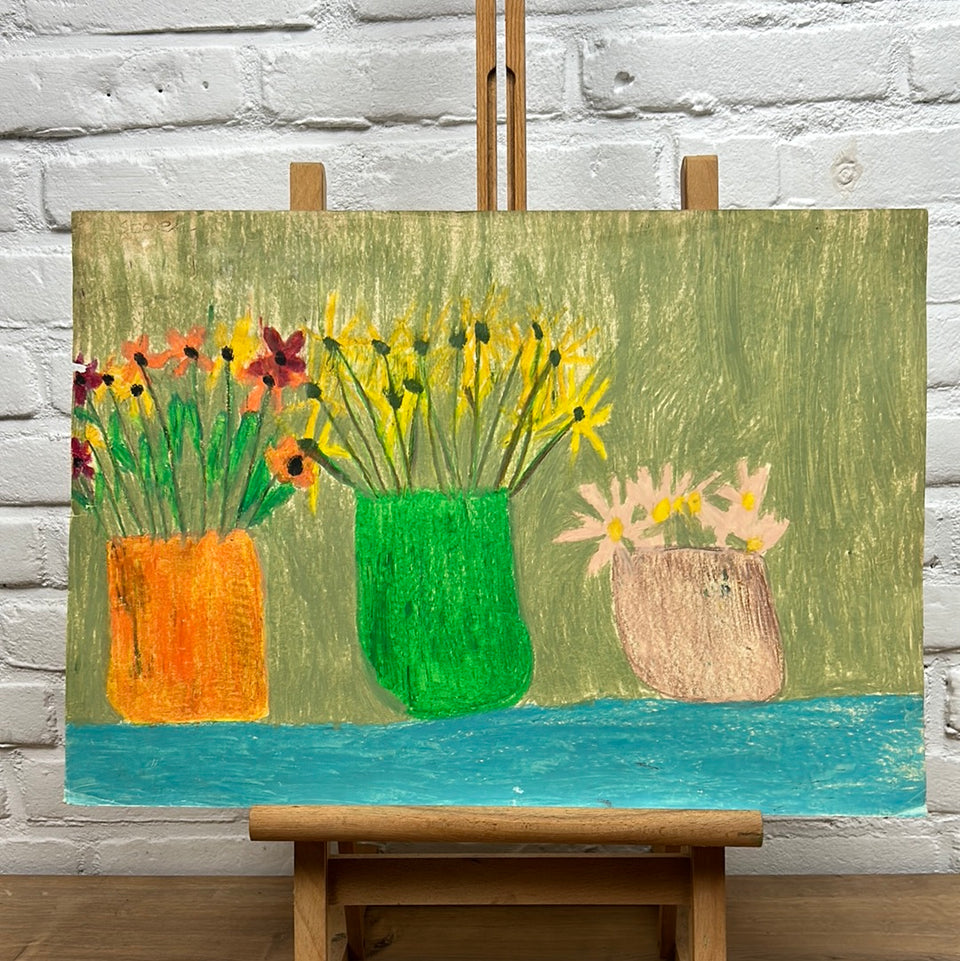 Colorful still life - Artwork by Dini Henkes (1935-2022)