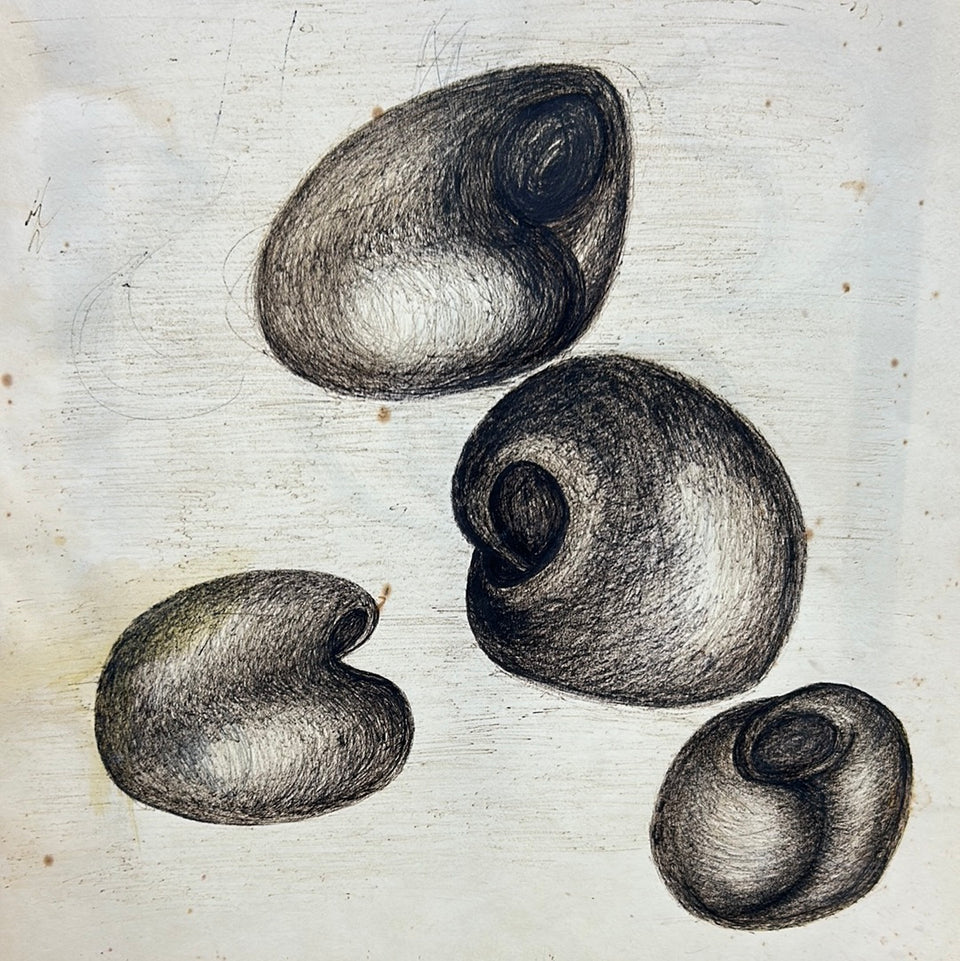 Ceramic study statue by Dini Henkes (1935-2022)