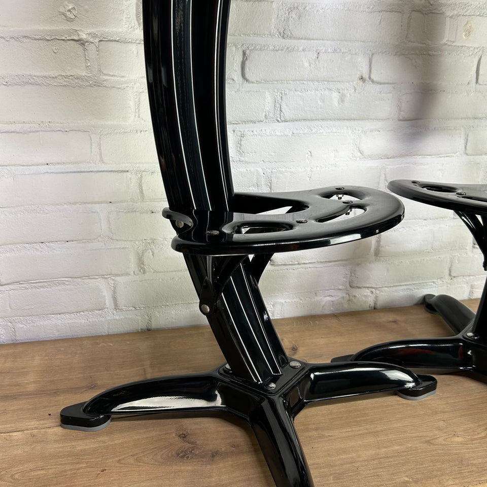 Dulton Industrial Vintage Bar Stool With Tractor Seating, Model Lotus