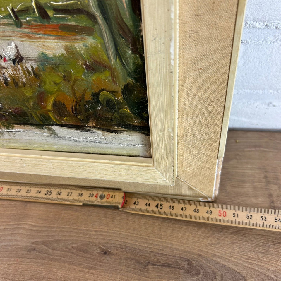 Dutch School - 19-20th century - Farm in the forest of Holland