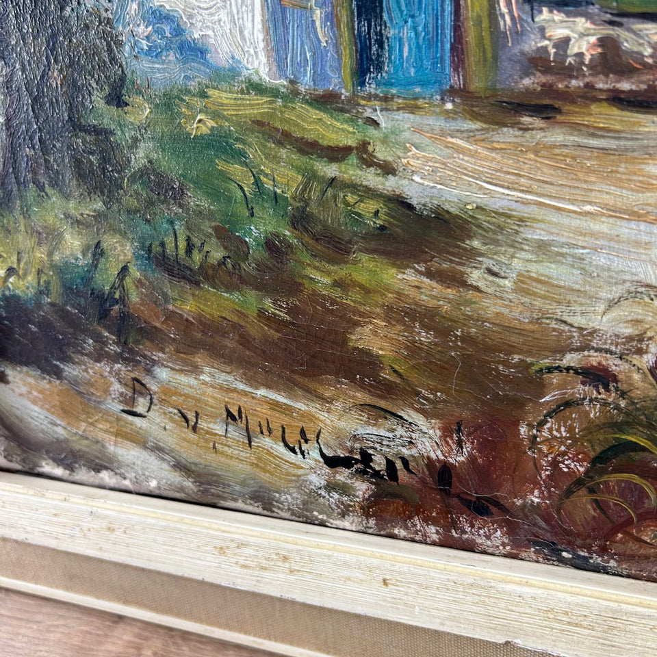 Dutch School - 19-20th century - Farm in the forest of Holland