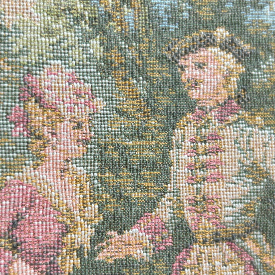 French Gobelin Tapestry framed - Embroidery - Tapestry - Patchwork - Cottonwork
