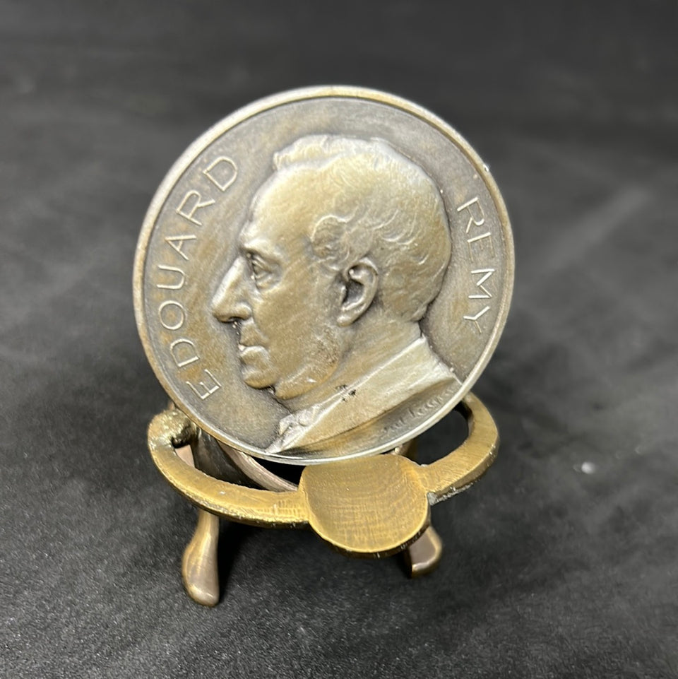 Silverplated Copper Medal Centenary Of Factories Edward Remy 1955 Belgium - Medaillon