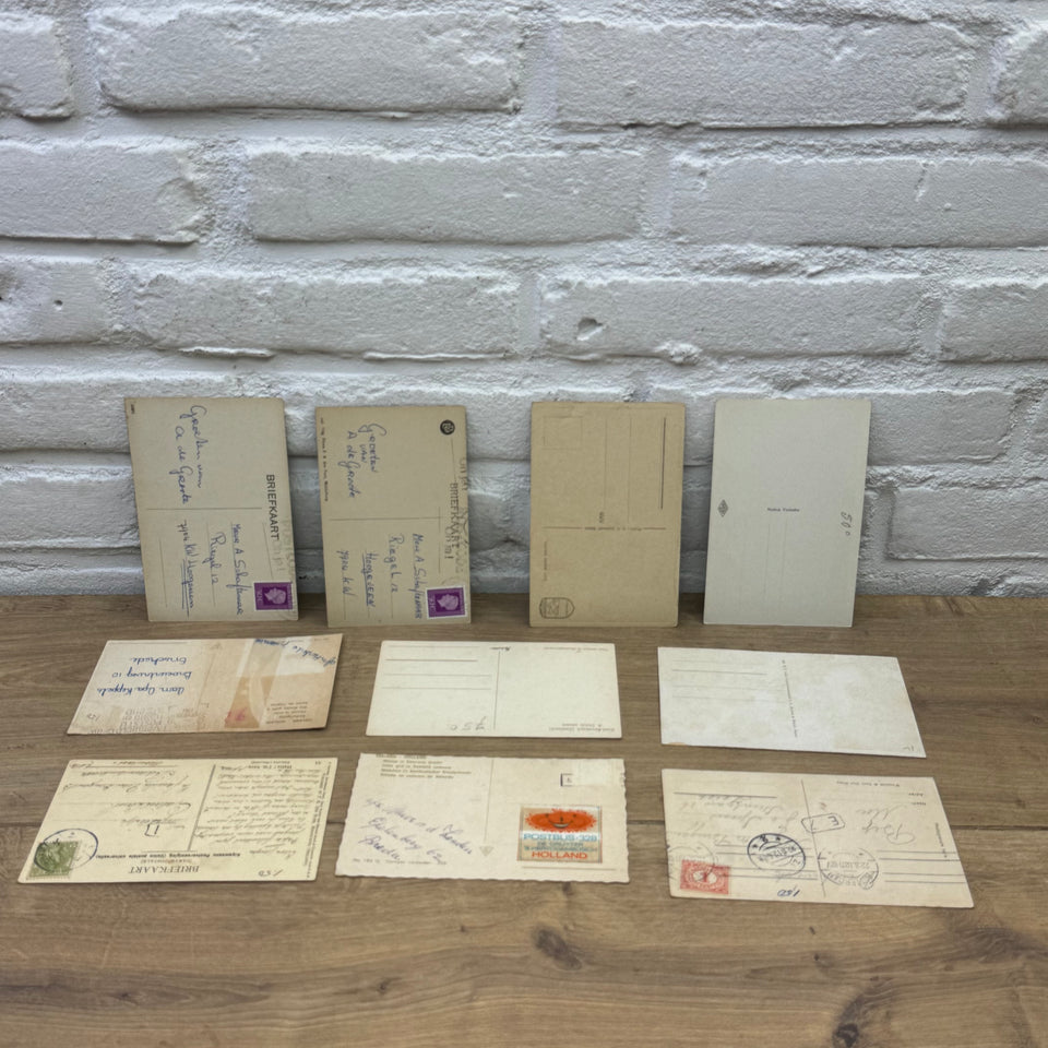 Collection of Antique Dutch Folklore Costume photocards - High Quality Photo paper a.o. – Holland Traditional Culture Costume Embroideries