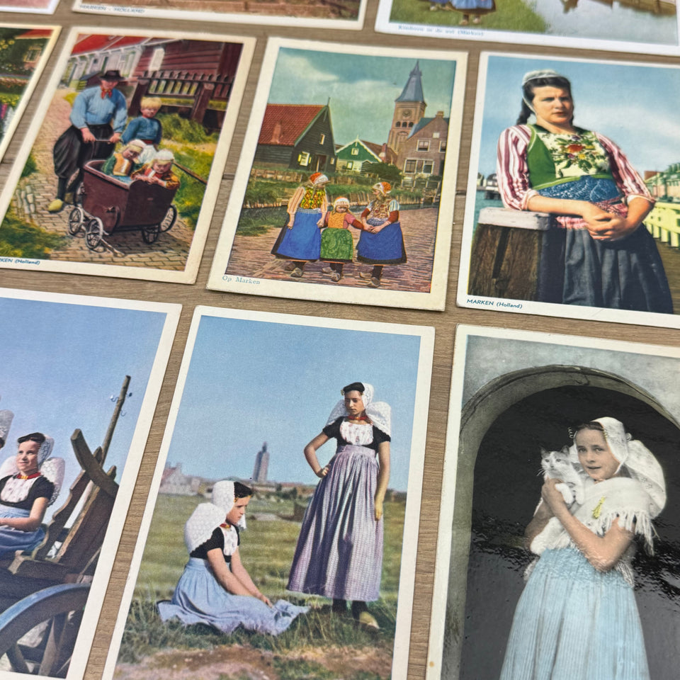 Photo collection of Folklore Kids Dutch Costume photocards - High Quality Photo paper a.o. – Holland Traditional Culture children - Costume Embroideries