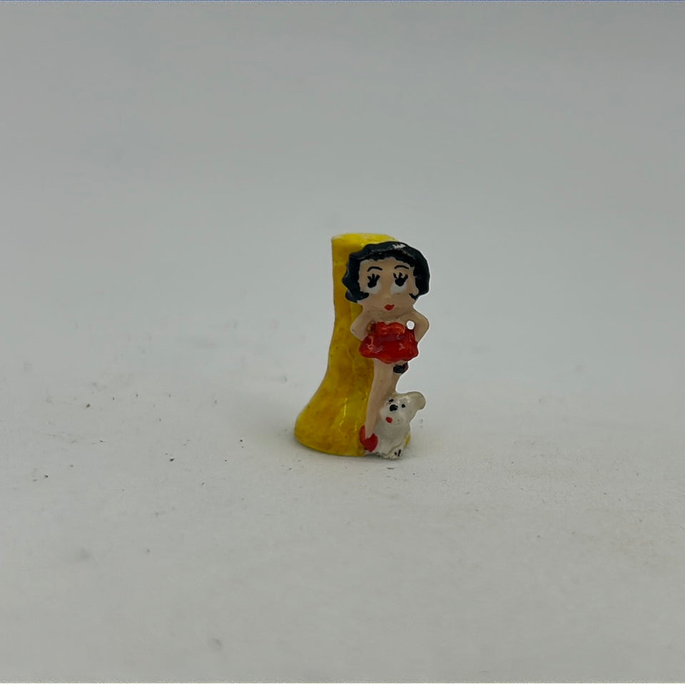 Miniature handmade Betty Boop sculpture for dollhouse