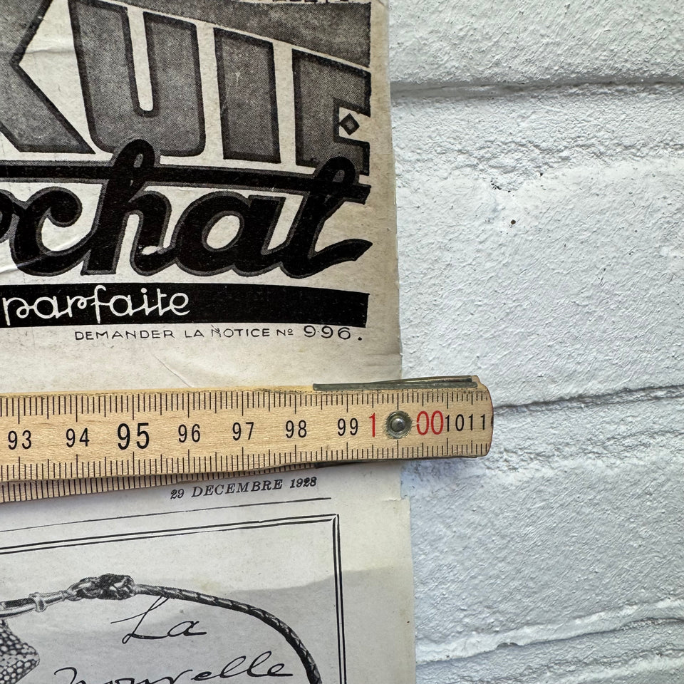 Handmade Wallpaper - Original Vintage Advertising posters glued on glasfiber paper rolls