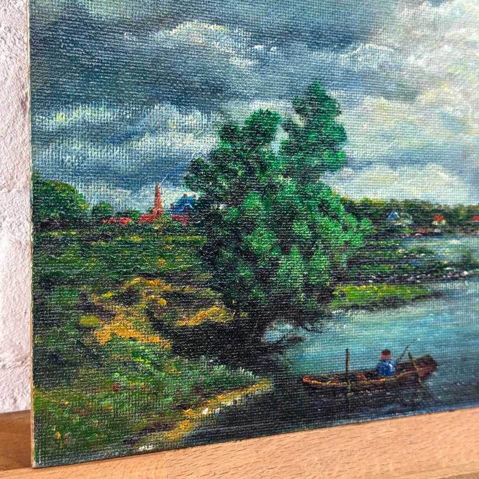 Dutch Clouds Landscape painting by Jan Bakker (1879-1944) - Multiple