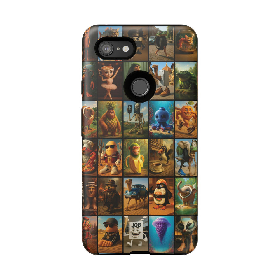 Brain Rot Collage Smartphone Case - All the Italian Brainrot characters