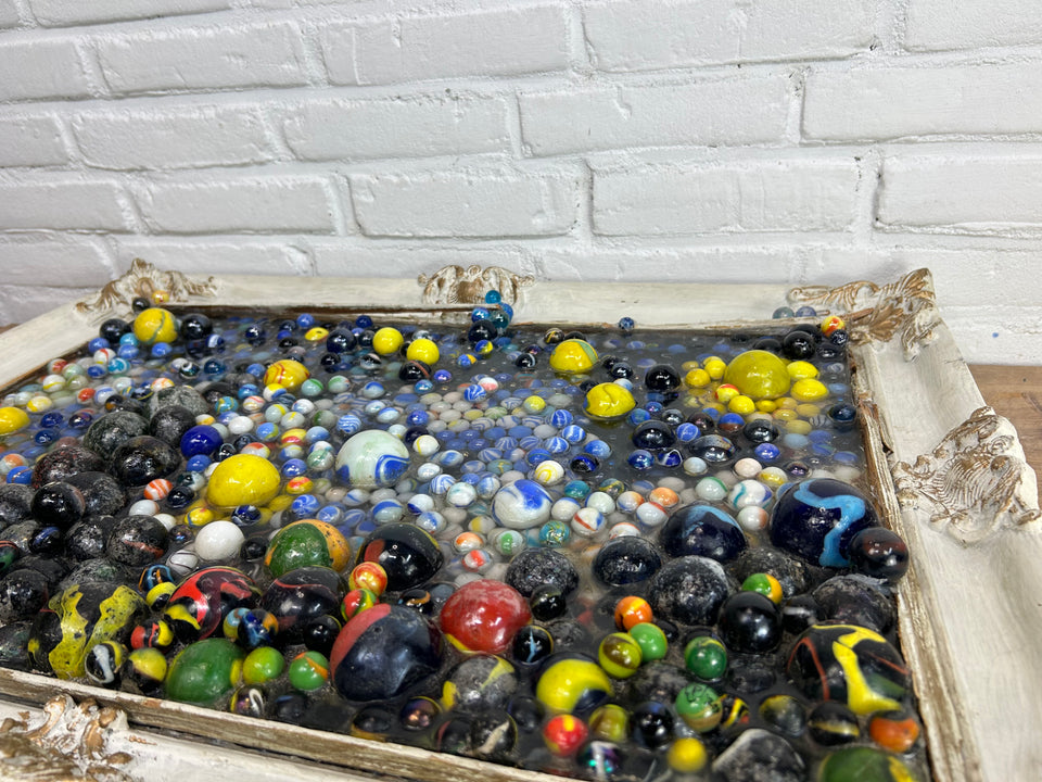 Starry Night of Marbles - Original artwork - Also available as printed version