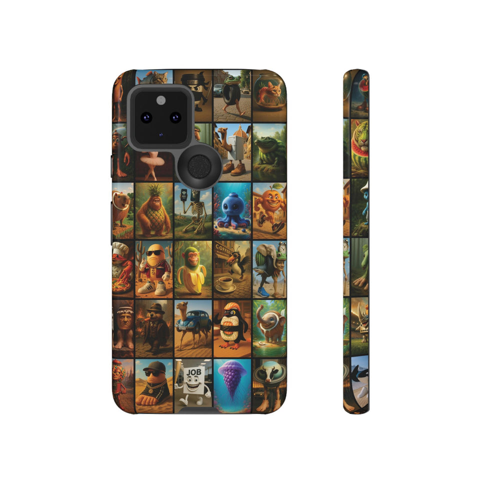 Brain Rot Collage Smartphone Case - All the Italian Brainrot characters