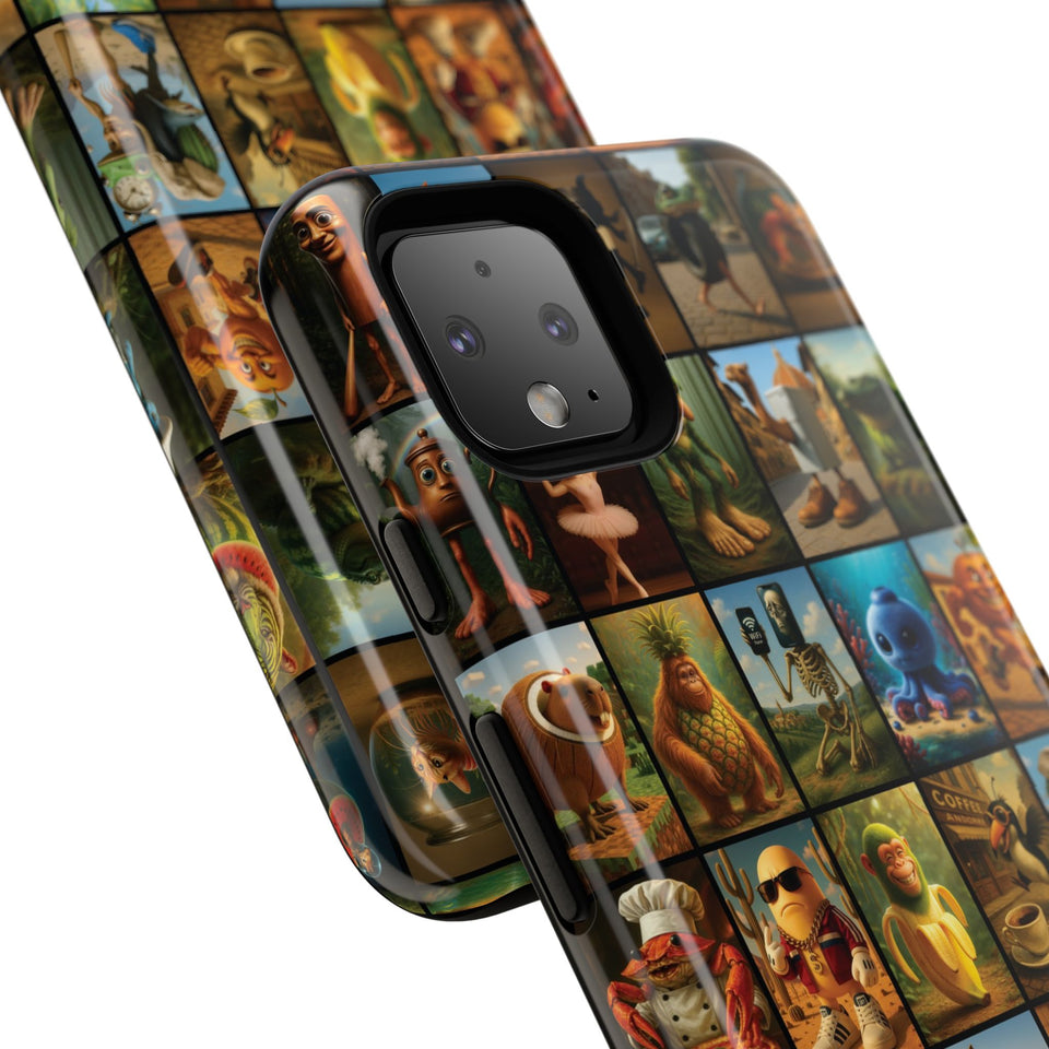 Brain Rot Collage Smartphone Case - All the Italian Brainrot characters