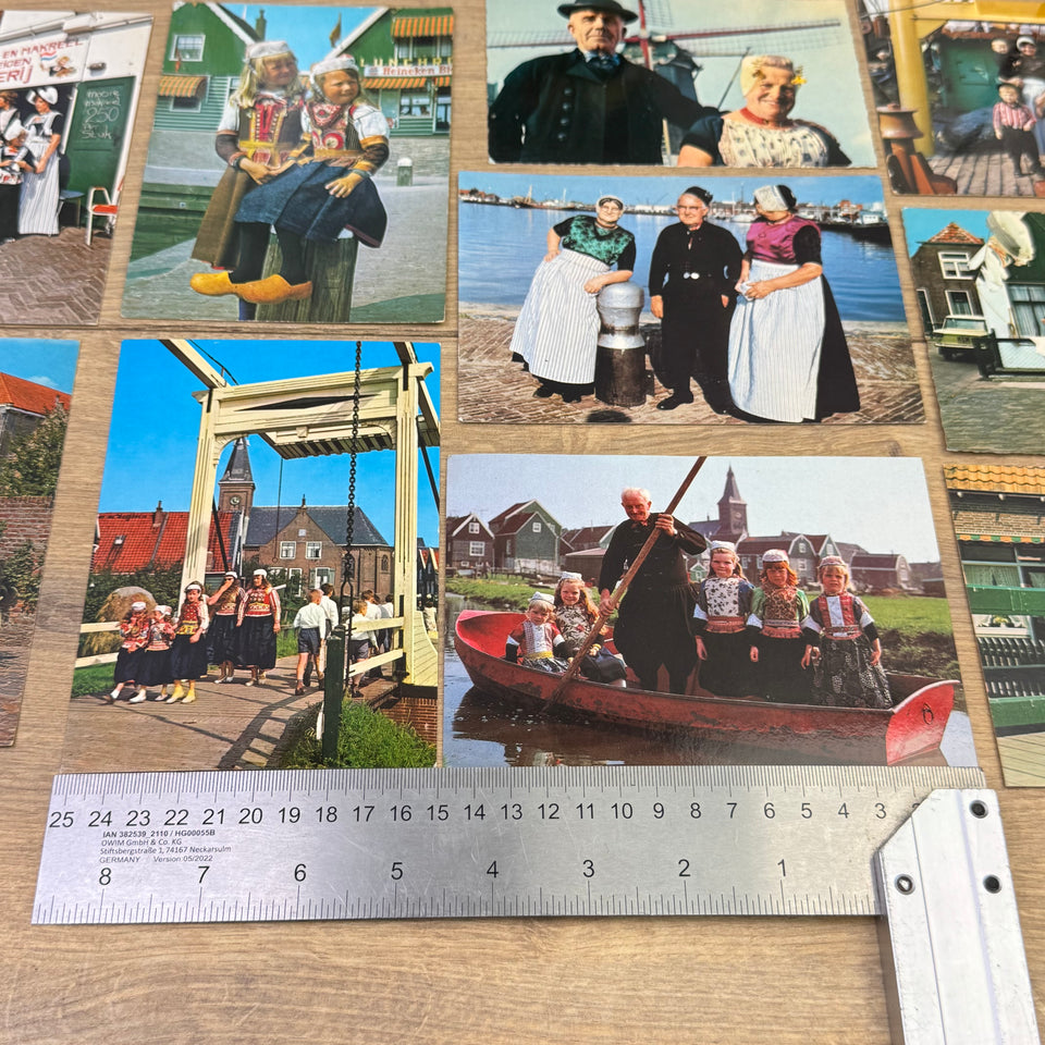 Collection of The Dutch Folklore Costume with Dutch Woman Vintage photo cards – Holland’s Traditional Culture Costumes