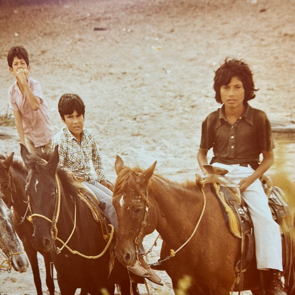 The people of South America - 3 Boys on horses - Photo series by Theo van der Vaart