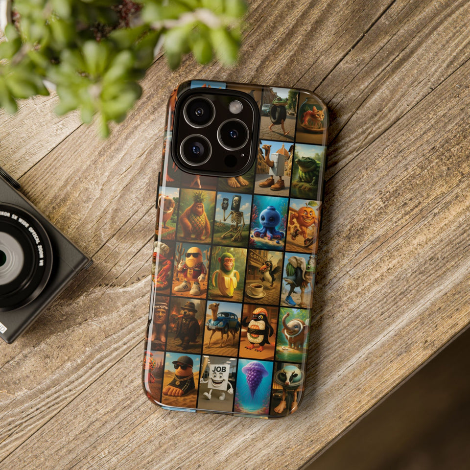 Brain Rot Collage Smartphone Case - All the Italian Brainrot characters