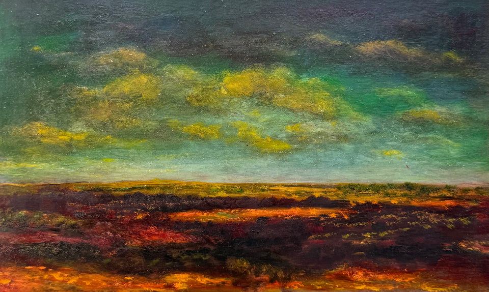 Sunrise in the Netherlands by Dutch painter Jan Bakker